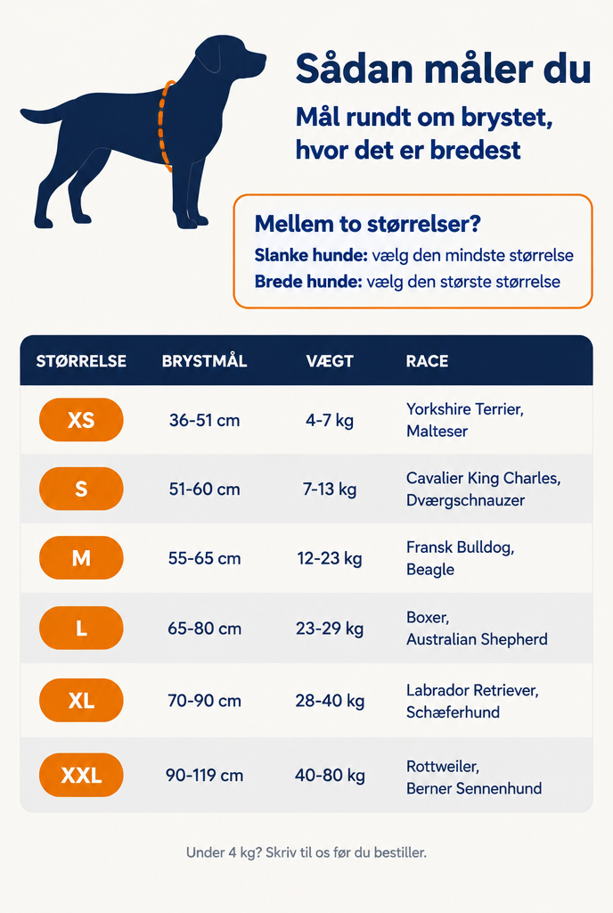 Størrelsesguide