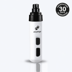 Etzydogs Silent Groom Pro quiet dog nail grinder with 30 day guarantee badge